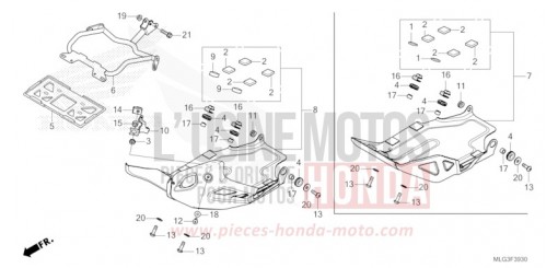SKID PLATE CRF1100D2N de 2022